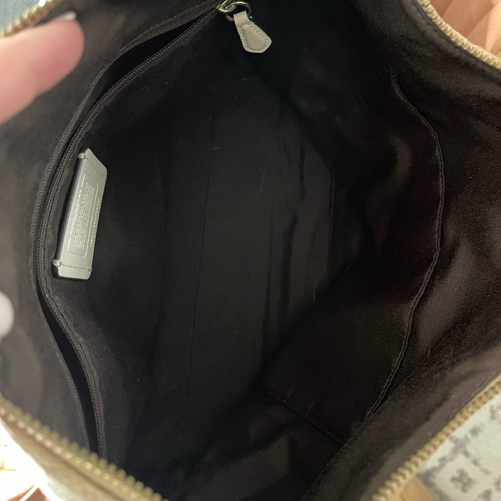Coach Chalk Signature Canvas and Leather Celeste Hobo - Picture 12 of 14